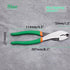 Electrician's Terminal Crimp Pliers with Cutter, Wire Crimping Tools for 10 to 22 AWG Terminals and Connectors