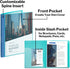 Dunwell Presentation Binder 12-Pocket, Displays 24 Pages, 8.5x11 Portfolio Binder with Plastic Sleeves for Documents
