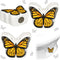 Honeydak 2 Pack Toilet Bolt Caps Decorative Butterfly Toilet Bolt Screw Covers