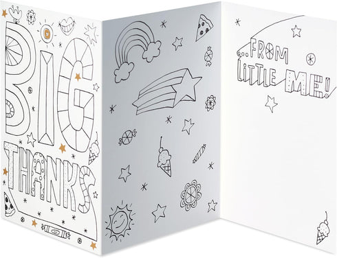 Child's Thank You Card - Big Thanks from Little Me