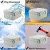 Sunnyglade ABS Plastic Dustproof Waterproof IP65 Junction Box, Durable Electrical Project Enclosure with Lock