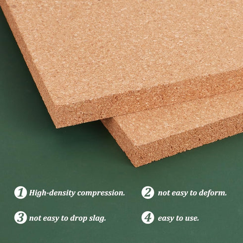 OLYCRAFT 2PCS Square Bulletin Boards 11.8x11.8 Inch Wood Cork Board for Wall Decoration, Party and DIY Crafts