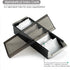 MaxGear Black Business Card Holder for Desk, Organizer Case, Credit Card Holder File, Index Card Box Storage, 800 Cards