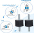 M10 Rubber Studs Shock Absorber Anti-Vibration Isolator Mounts 4 Packs, Rubber Cylindrical Vibration Isolation Mount