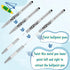 Resholder 48 0.5 mm Pcs Music Note Ballpoint Pens with Touchscreen Stylus Black Crystal Pens Twist Retractable Music