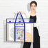 Large Bulletin Board Poster Storage Bag, 30" x 24" Organizer for Art Storage, Classroom Organization for Teachers