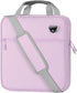 MoKo 2 Inch Zipper Binder with 500 Sheets Capacity, Multi-Pocket Organizer for Middle School, Purple & Gray