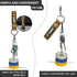 KUNN Electrical Tape Holder - Dual-Use Tape Thong, Enhanced Fast Tape Holder Chain for Tool Belt