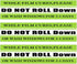 5x1 inch DO NOT ROLL Down Warning Stickers, Caution Labels for Car Window Switch Tape (500 Pcs)
