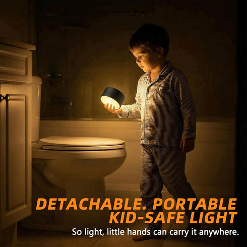 4-in-1 LED Floor Lamp with Detachable Magnetic Head - Adjustable Height Standing Lamp & Table Lamp, Portable Night