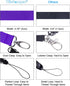 Wisdompro Office Lanyard, 5pcs 23 inch Polyester Neck Strap with Detachable Buckle for Phones, Purple