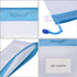 Wisdompro Zipper Pouch, 4 Packs Durable Letter Size Waterproof Mesh File Bag, Document Organizer - Pink/Blue