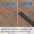 Floor Transition Strip, Self Adhesive Vinyl Cover Strips for Laminate Flooring, Elegant Wood Grain Design (5cm, 6.56Ft)