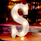 isthKUBW Marquee Letters S, Led Letter Lights, 26 Alphabet Battery Powered LED Light