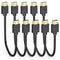 Short HDMI Cable 1FT 5-Pack, 4K HDMI to HDMI Cable 1FT Multi-pack,Slim