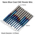 Genmitsu 40pcs End Mills CNC Router Bits, 1/8" Shank CNC Cutter Milling Carving Bit Set, MC40A