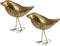 YOSION Solar Garden Bird Lights, 2-Pack Metal Decorative Figurines, Outdoor Path Lighting