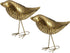 YOSION Solar Garden Bird Lights, 2-Pack Metal Decorative Figurines, Outdoor Path Lighting