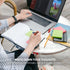 Qhou 3x3 inches Sticky Notes, 8 Pads Pastel Self-Stick Note Pads, Colorful Aesthetic Sticky Notes for Study and Work