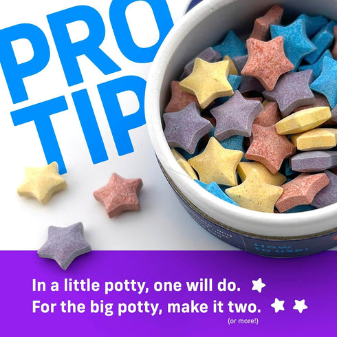 60 Wizzy Fizzies Potty Training Rewards Toilet Fizzies, Non-Food, STEM-Based Method that uses Imagination Play