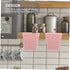 5pcs Alipis Rolling Cart Organizers Pink Hanging Cup Holder for Wall Sturdy Storage Box Holder Rolling Cart Accessories