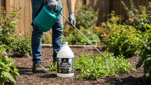 50% 12.5x (1 Belle Chemical Pure Concentrated Vinegar Stronger Indoor and Outdoor Cleaner Gallon)