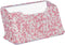 Business Card Holder Stand for Office - Professional Luxury Display with White Crystal Accessories (Pink)