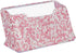 Business Card Holder Stand for Office - Professional Luxury Display with White Crystal Accessories (Pink)
