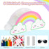 MeCids Pencil Holder for Desk, Acrylic Rainbow Supply Caddy for Home, Classroom, Office Storage, Art Supplies Organizer