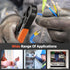 Preciva Hexagonal Ferrule Crimping Tool, AWG 28-7 Adjustable Ratcheting Wire Crimping Plier