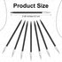 Outus 200 Pieces Foam Tip Swab Sticks Cleaning Swabs Sponge Stick for Inkjet Printer, Print Head, Camera, Optical Lens, Optical Equipment, Electronics, Ideal for Narrow Gaps or Tracks, Black
