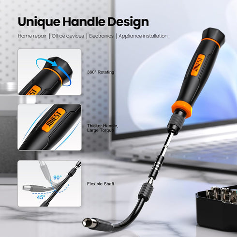 152 1 Set, PS5, JOREST in Precision Screwdriver Tool Gifts for Men, Magnetic Tool Kit with Torx Triwing Bits, Repair