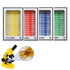 Ninyoon 48pcs Microscope Slides - Prepared Stereo Microscope Slides for Kids, Animals, Insects, Plants, Flowers