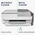 6020e 6055e kwmobile Linen Dust Cover Compatible with HP Envy / Envy Dust Cover - Printer Protection - Dark Grey