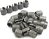 ISPINNER 25pcs 1/2 Inch Non-Metallic Cable Connectors, Labor Saving Snap Installation for Single and Two Cables