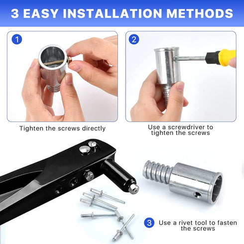 6Pcs Ultra Threaded Tip Replacement, Broom Handle Adapter for 0.98 Inch Broom Stick Pole