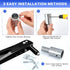 6Pcs Ultra Threaded Tip Replacement, Broom Handle Adapter for 0.98 Inch Broom Stick Pole