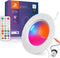 DUSKTEC LED Recessed Lighting 6 Inch - RGBCW Color Changing 13W LED