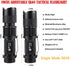 ULTRAFIRE 3 Pack Mini Flashlights, Focus Adjustable SK68 Tactical LED Flashlight, 300 Lumens