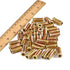 200 Pieces 1/4"-20 Wood Inserts Bolt, Furniture Screw in Nut Threaded Fastener Connector for Wood Furniture