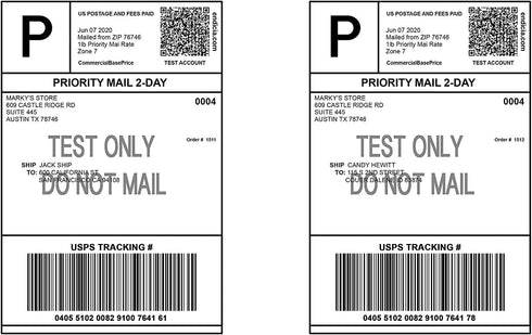 IDEALSEAL Half Sheet Self Adhesive Shipping Labels for Laser & Inkjet Printers, 250 Count (500 Labels).