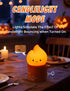 WANIDEA Flameless Candles Lamp, Cute Night Light,Torch Stump Light, LED Tea Lights Candles Rechargeable Night