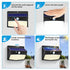 2 Packs 3 Peasur Solar Outdoor Lights Motion Sensor Solar Security Lights Waterproof with Lighting Modes Solar Powered