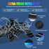 Miroddi Mouse Pad with Phone Holder, Wireless Charging Desk Mat, RGB Gaming Mousepad Home Office Large Desk Pad