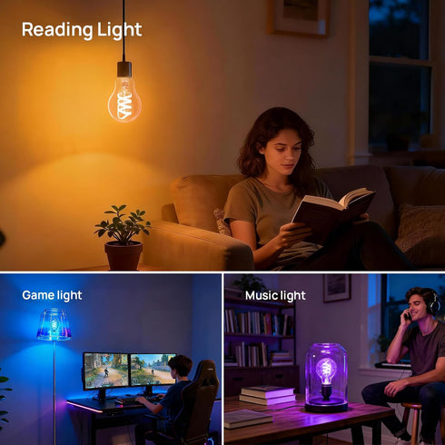 Bulbs A19 4 Pack Bulb A19 1Pack Linkind Smart Light Matter Smart Edison