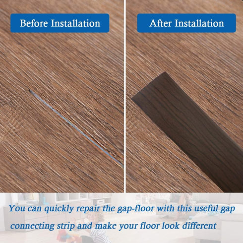 2" (5cm, 20Ft, Floor Transition Strip Self Adhesive Floor Cover Strips Laminate Wide Vinyl Flat Divider Transitions
