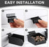 6 Pcs Slatwall Bins with Hooks Set, Small Wall Mounted Storage Bins for Organizing Accessories, Tools, Office, Garage