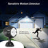 6 800 (2 Pack) YoungPower Battery Operated Motion Outdoor Lights, LEDs Lumen Bright Battery Powered Wall Mount Light