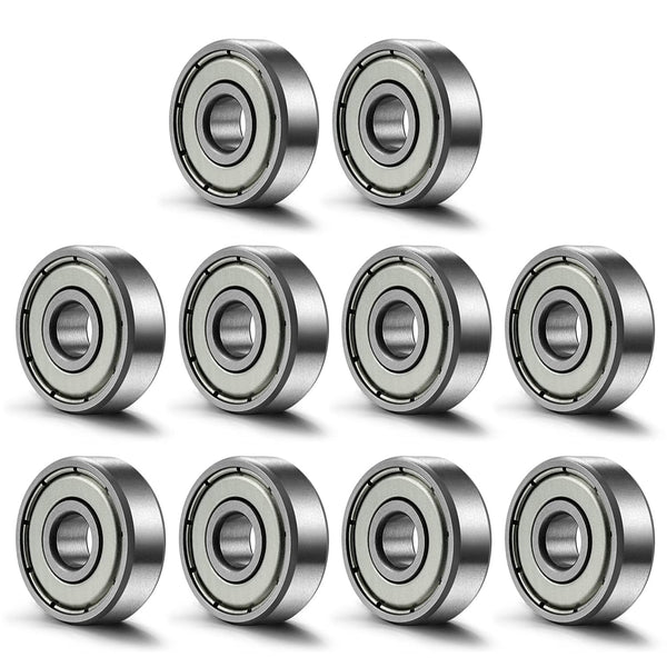 Donepart 625ZZ Small Bearings, 10-Pack, 5mm ID x 16mm OD, Pre-Lubricated for Electric Motors and 3D Printers