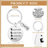 Geyoga 100 Pcs Team Gift Keychains, Employee Appreciation Notepad Gifts, Motivational Notebook, Bamboo Ballpoint Pen